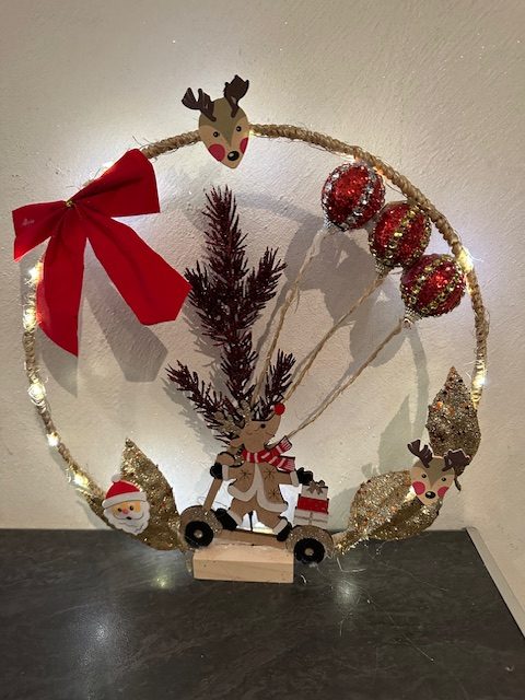 Atelier :Cadre illuminé de Noel